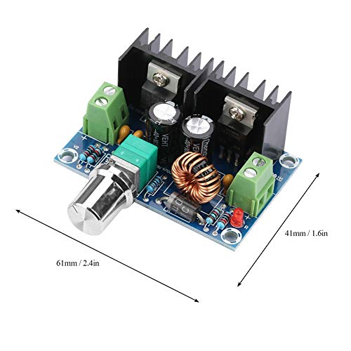 FTVOGUE Converter Regulador de Voltaje DC-DC Módulo Reductor de Alta Potencia 4-40V a 1.25-36V