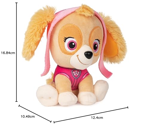 GUND - Juguete de Peluche Oficial de la Patrulla Canina Skye con Uniforme de Aviador de Aviador, Animal de Peluche para Edades de 1 año en adelante, 6 Pulgadas (los Estilos Pueden Variar)
