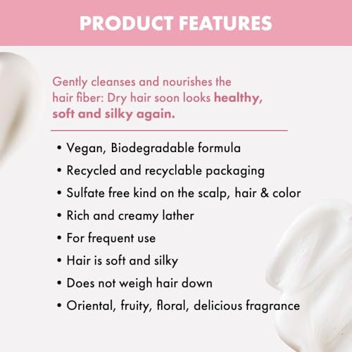 Champú hidratante sin sulfato Alfaparf Milano Semi Di Lino para cabello seco - Nutrición y protección para cabello teñido - Libre de SLS, parabenos y parafina - Calidad profesional de salón - 249 ml