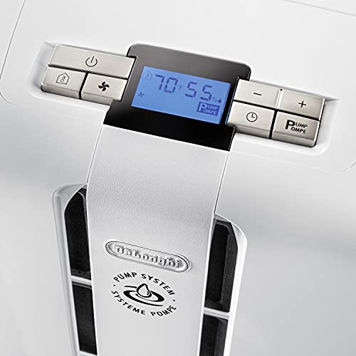 De'Longhi Deshumidificador DDX235PEF con Bomba de Extracción Incluida, Filtro de Carbon Activado y Filtro Biosilver.