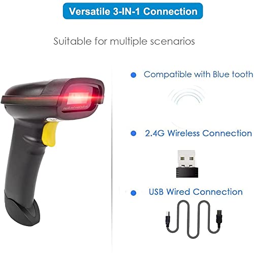 Lector Códigos QR 2D NETUM Inalámbrico Bluetooth