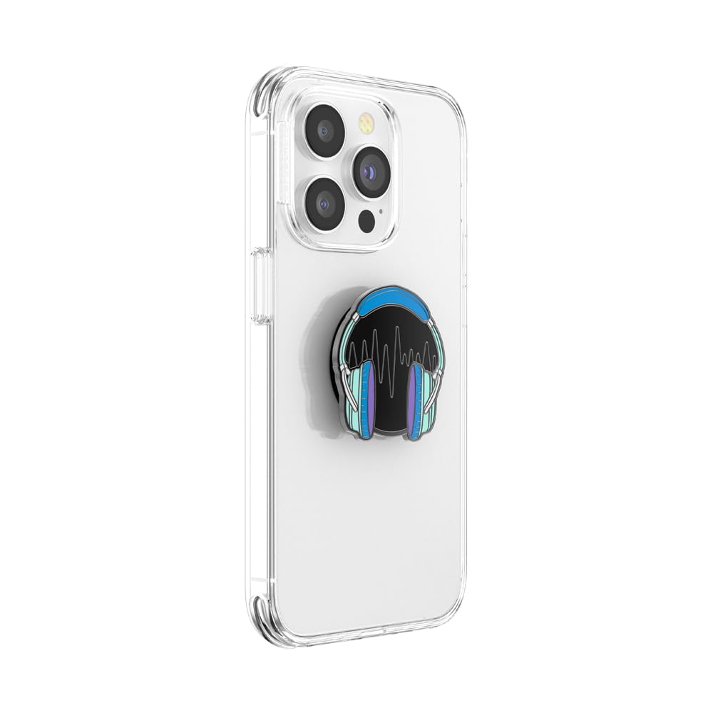Empuñadura para Teléfono PopSockets Esmalte con Soporte Expandible y Cable