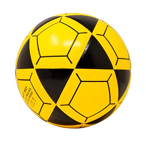 Balón de Fútbol Mikasa FT5 Negro Amarillo Talla 5