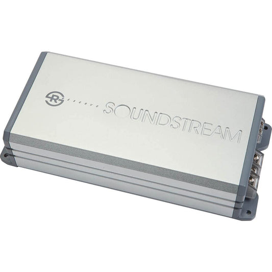 Amplificador de Subwoofer Soundstream RSM1.2000D Monobloque Pequeño 2000 Vatios 600 Vatios RMS 1 Canal Ohmio Estable