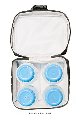 Enfriador de Botellas PackIt Lunares con Tecnología EcoFreeze Plegable, Reutilizable y Asa Superior para Leche Materna y Fórmula