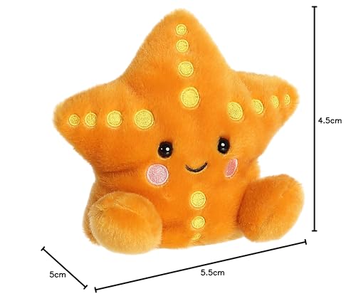 Aurora® Adorable Palm Pals™ Treasure Starfish™ Peluche - Diversión de Bolsillo - Juego sobre la Marcha - Naranja 5 Pulgadas