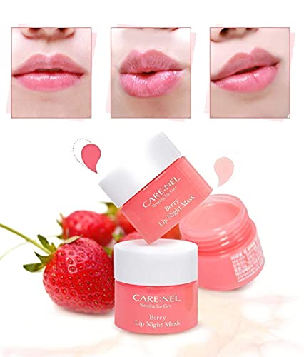 Mascarilla Labial Nocturna Korean Cosmetics CARENEL Rosa Hidratante