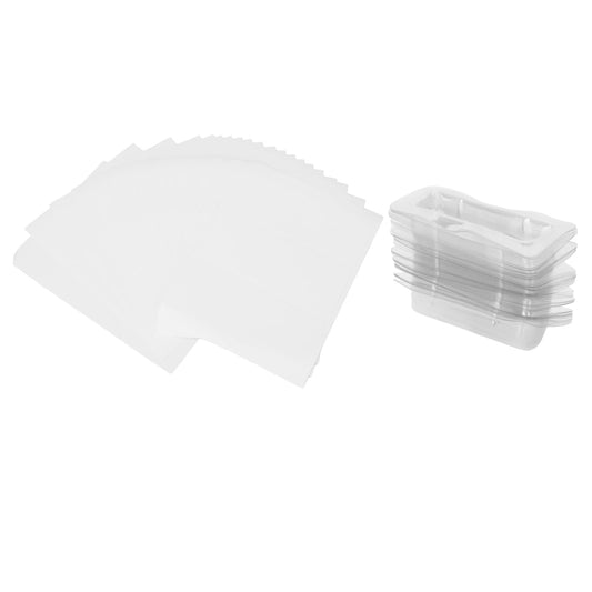 Bolsas para Bálsamo Labial - 60 Piezas Profesional DIY Bolsa de Plástico Transparente para Bálsamo Labial Soporte para Dinero con Adhesivo para una Práctica Experiencia Diaria de