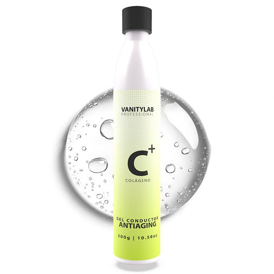 Gel Conductor Facial con Colágeno - Hidratante, Reafirmante y Antiedad - Ideal para Radiofrecuencia, Cavitación, Microcorriente y Ultrasonido - Sin Residuos - 300g (COLÁGENO)