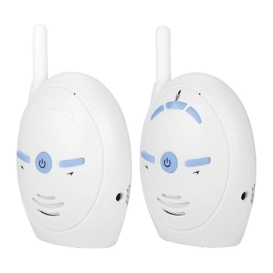 Bewinner Digital Audio Baby Monitor, 2.4GHz Inalámbrico Nanny Intercomunicador electrónico Monitor, Soporte de conversación bidireccional y monitoreo de Audio, Plug and Play, Monitor de Audio Rango