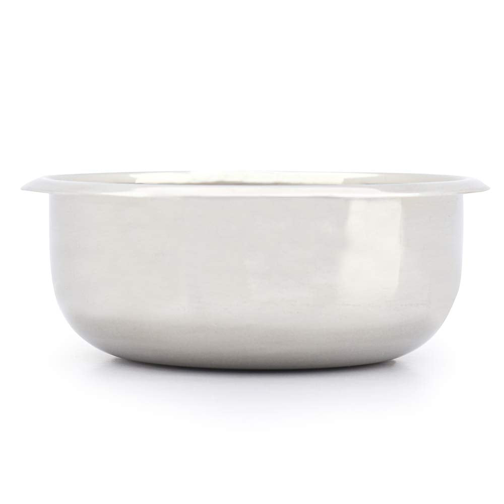 Haryali London High Grade German Stainless Steel Non Magnetic Polished Shaving Soap Bowl by Haryali London