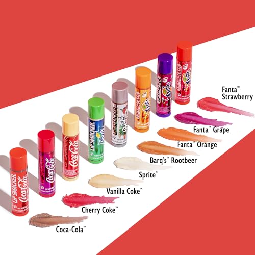 Lip Smacker Lip Party Packs - Brillo labial, 8 unidades, Coca Cola Variedad 1, 8 piezas
