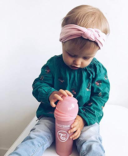 Biberón Twistshake Anticólicos 260 ml Silicona Flujo Medio 2+ Meses Libre de BPA para Lactancia Normal