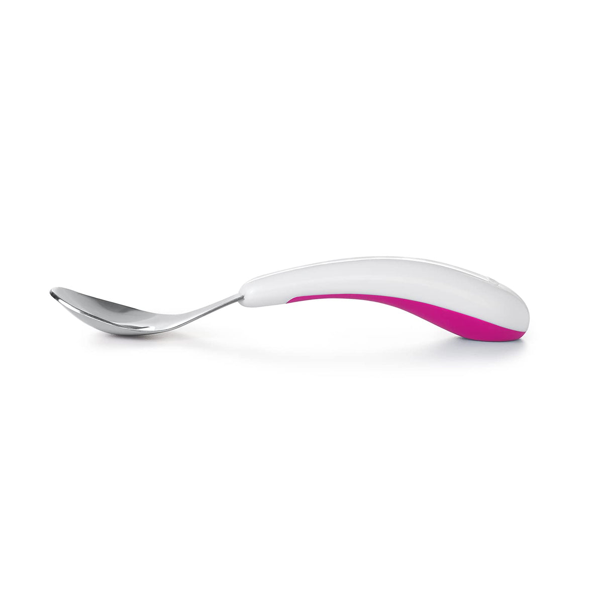 OXO Tot 6124100 Juego Tenedor y Cuchara, Acero Rosa, 2 Piezas