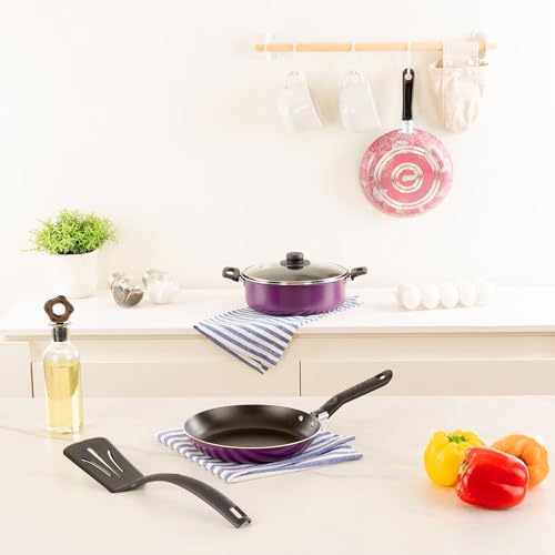 Batería de Cocina Ekco Violeta Antiadherente 5 Piezas