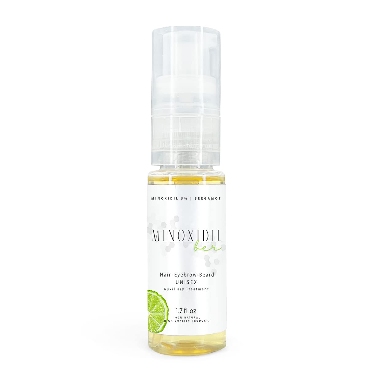 Espuma Minoxidil 5% con Bergamota Tratamiento Barba y Cabello