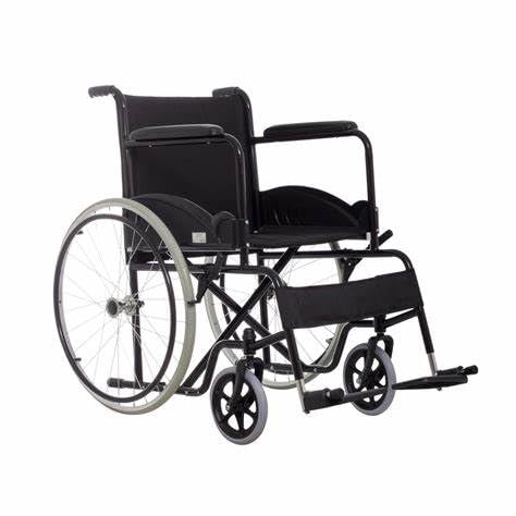 Silla de Ruedas Mobicare Negra Plegable Todo Terreno Ligera para Adultos