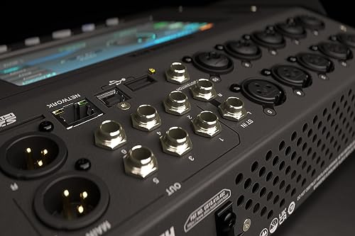 Mezclador Digital Allen & Heath CQ-12T Bluetooth y Pantalla Táctil de 7 Pulgadas