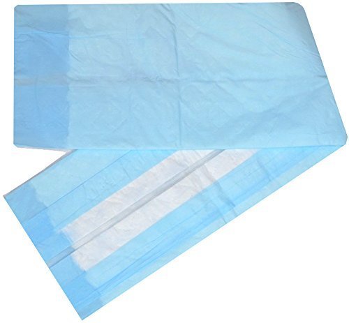 Baby Diaper Changing Table Underpad Liner - Economy Pack 50 Count (17Wx24L) - Absorbent Hospital Pad Liner for Incontinence and Moisture Protection - Waterproof Chux by BrightCare