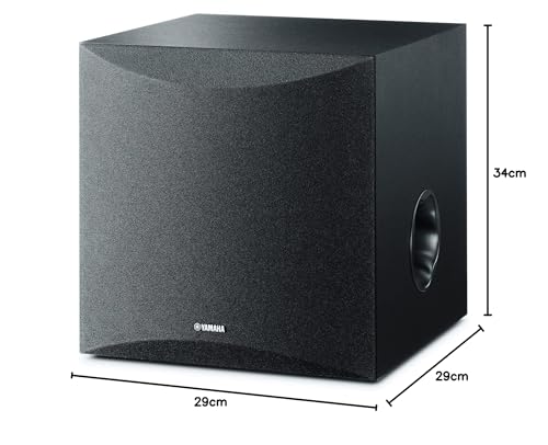 Yamaha NS-SW050 50W Negro - Subwoofer (50 W, 28 - 200 Hz, 100 W, 5 Ohmio, 20 cm, 20.3 cm (8"))