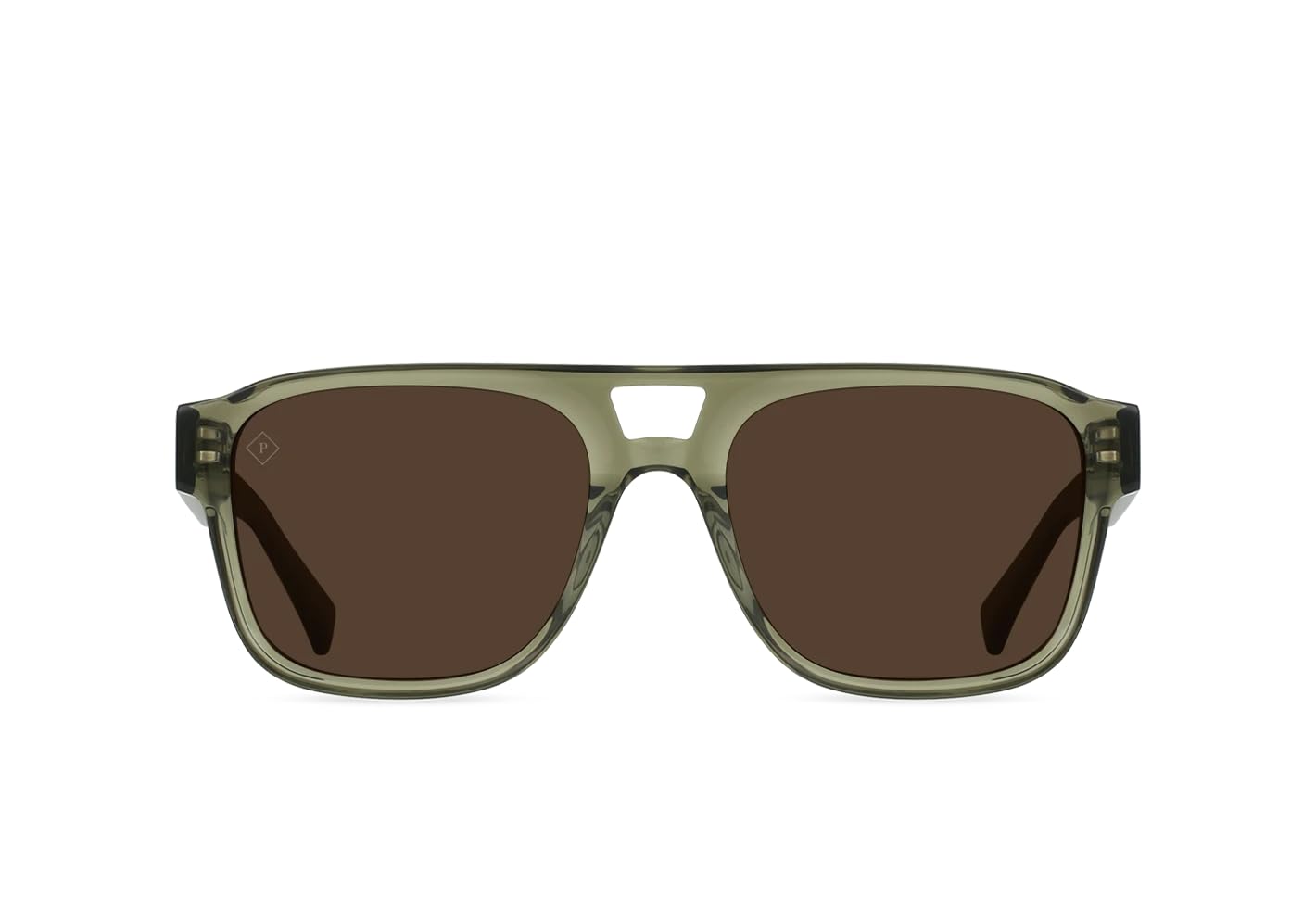 RAEN Rifka - Gafas de sol unisex estilo aviador rectangulares con protección UV - Lentes polarizadas Cambria/Marrón vibrante (Tamaño 54 mm) - Lentes polarizadas