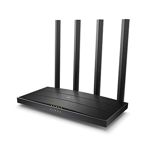 TP-LINK Archer C6, Router Wi-Fi Gigabit de Doble Banda, 1167Mbps, 4 Antenas externas