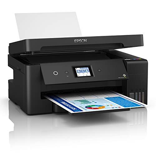 Epson Multifuncional Ecotank L14150 Duplex, Tanque de Tinta a Color para Negocio con ADF para Formato Ancho, Wi-Fi Direct - Ethernet, Fax