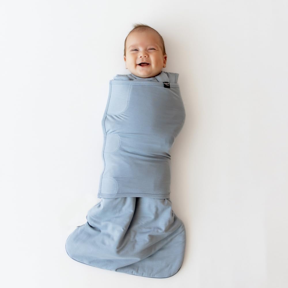 KYTE BABY - Bolsa de dormir unisex de rayón hecha de bambú para bebés, 1.0 tog, Pizarra, X-Small