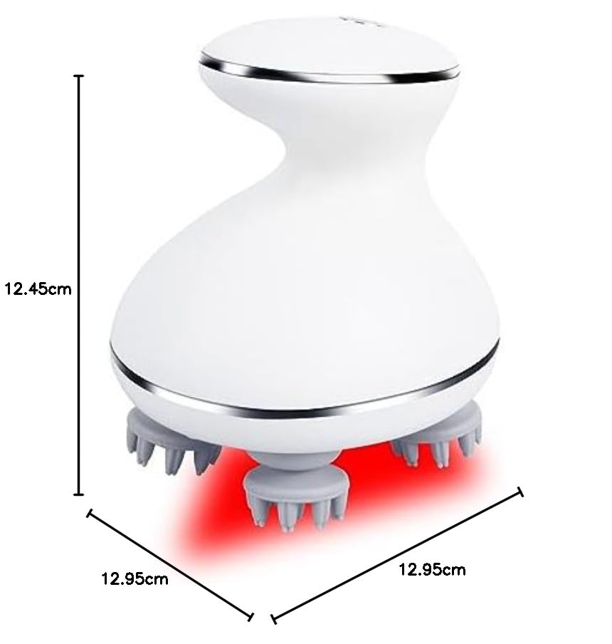 Masajeador Eléctrico MXM2MXM Blanco 4 Cabezales Desmontables para Todo el Cuerpo