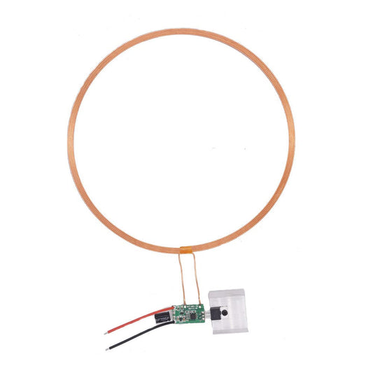 Bobina LED Inalámbrica Taidacent 24 V 200 mm con Cargador de Inducción para Luz Nocturna 3D Creativa