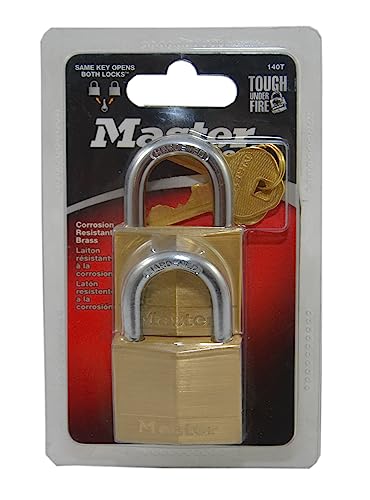 Juego de Candados de Latón Master Lock 40 mm 2 Piezas