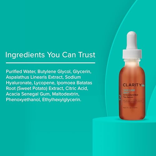 ClarityRx Antioxidant Red Tea Serum, 1 Fl Oz (packaging may vary)