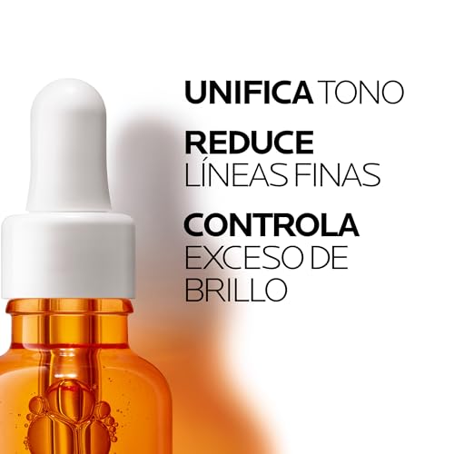 La Roche-Posay Pure Vitamin C12 Oil Control Serum 30ml Serum anti-oxidante con 12% de Vitamina C y Ácido Salicílico para piel mixta a grasa