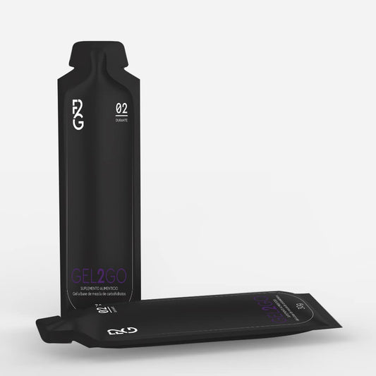 Gel energético Fuel 2 Go sabor ACAI/Caja con 20 sobres 30gr c/u/Suplemento alimenticio a base de carbohidratos