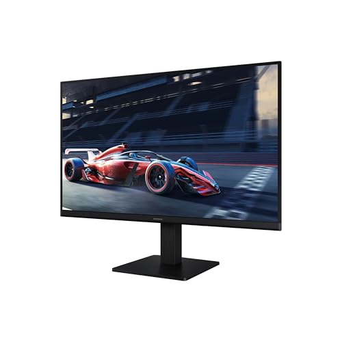 SAMSUNG Monitor Esencial de 24 Pulgadas (S30GD) con Panel IPS y Soporte Solo inclinación, frecuencia de actualización de 100 Hz, diseño ergonómico, Cuidado Ocular avanzado, Modo de Juego,