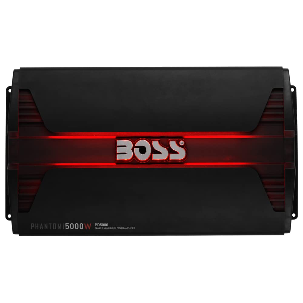 Boss Audio PD5000 Phantom 5000W Monoblock, Class D Amplifier