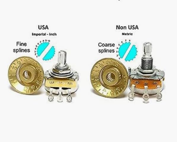 Dopro - Perillas de sombrero de bruja para guitarra métrica LP, color negro con tapa dorada, 4 unidades, para SG Epi Les Paul