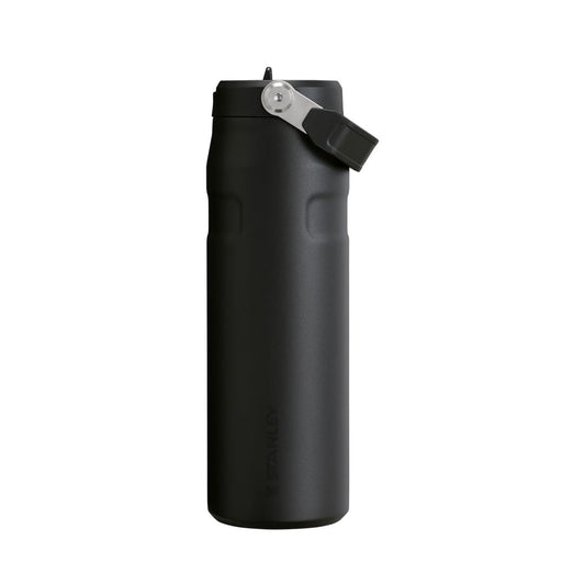 Botella Stanley IceFlow Aerolight 709 ml, con Tapa de Flujo Rápido, Aislamiento de Doble Pared, Mantiene Bebidas Frías, Termo Acero Inoxidable libre de BPA, Botella Stanley 24 oz BLACK