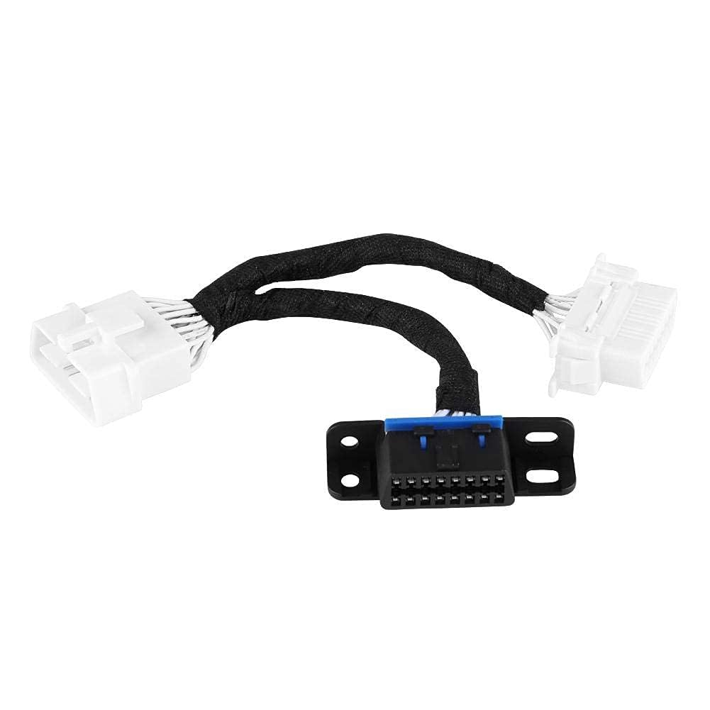 Cable Divisor OBD2 Aramox 16Pin Macho a Doble Hembra Extensor