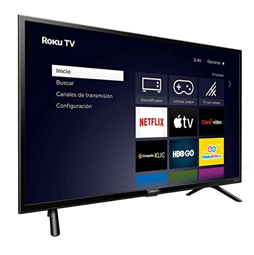 Televisor HD Smart LED Philips 32 Pulgadas Compatible con Netflix y YouTube