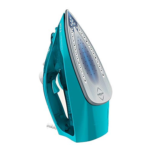 Plancha de Vapor T-fal Turquesa con Tecnología Durilium Airglide y Sistema Antigoteo 1600 W