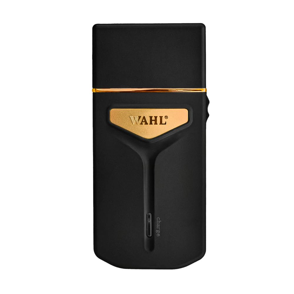 Wahl - Máquina de afeitar de viaje USB, longitud de corte de 0,4 mm, tiempo de funcionamiento de 45 minutos, compañero de viaje perfecto con instalación de carga USB, hoja de corte adicional y lámina