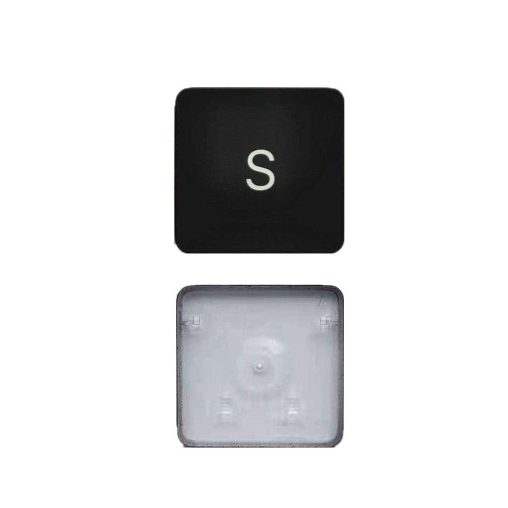 Tapa de Tecla de Repuesto MacBook Pro/Air Negra con Bisagras para Reemplazo de Teclado S