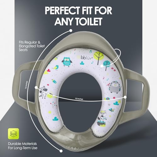 bbluv Poti asiento entrenador para baño - Grey