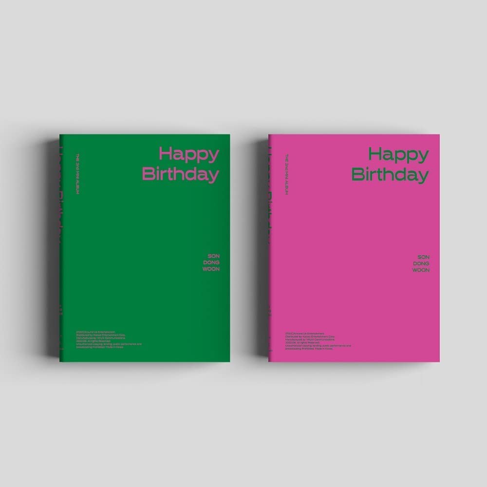 Mini Álbum CD SON DONG WOON Versión SUNNY Feliz Cumpleaños 2º