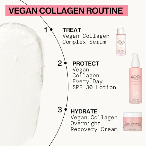 Pacifica Beauty Vegan Collagen Complex Serum, Hyaluronic Acid, Hydrating & Moisturizing for Aging and Dry Skin, 100% Vegan & Cruelty Free, Sulfate, Silicone + Paraben Free