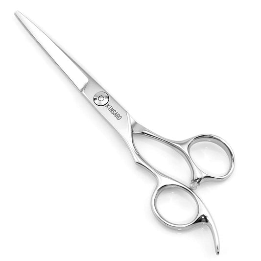 Cesoie para cabello mano izquierda 6 pulgadas Tijeras para cabello mano izquierda Tijeras de corte para cabello Lefty Cesoie de barbero Zurdo KINSARO