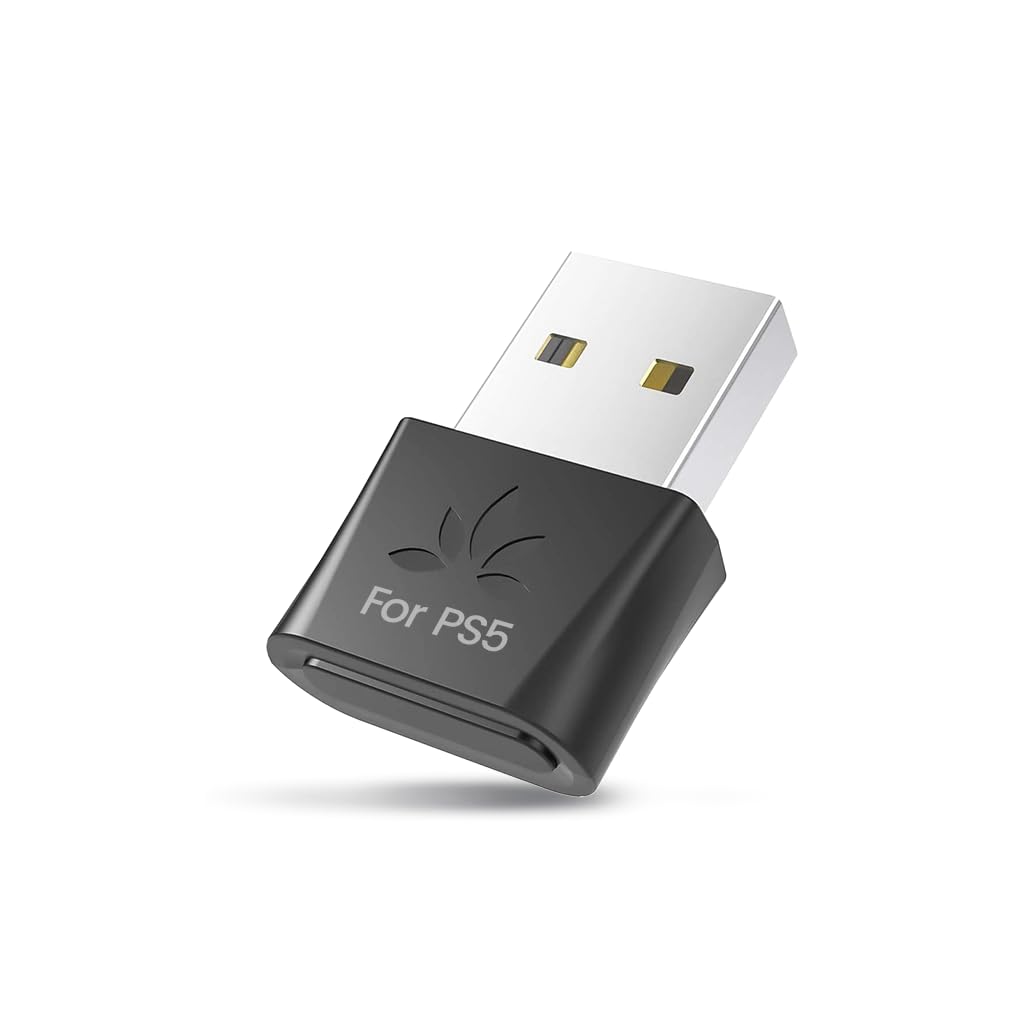 Adaptador USB Bluetooth 5.3 Avantree DG80 Gaming Blanco con Baja Latencia y aptX para Consolas de Juegos