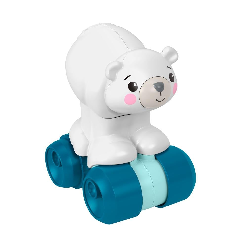Fisher-Price Juguete para Bebés Osito Polar Gatea Conmigo para bebés de 9 Meses en adelante