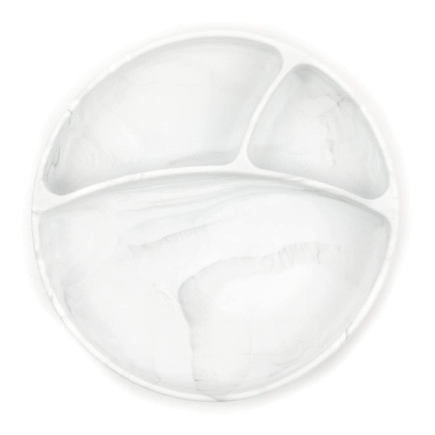 Bella Tunno Wonder Plate - Placas de succión de silicona para platos de bebés y niños pequeños, aptas para microondas y lavavajillas, silicona de grado alimenticio, sin BPA, mármol